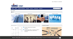 Desktop Screenshot of cec.es