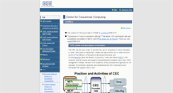 Desktop Screenshot of cec.or.jp
